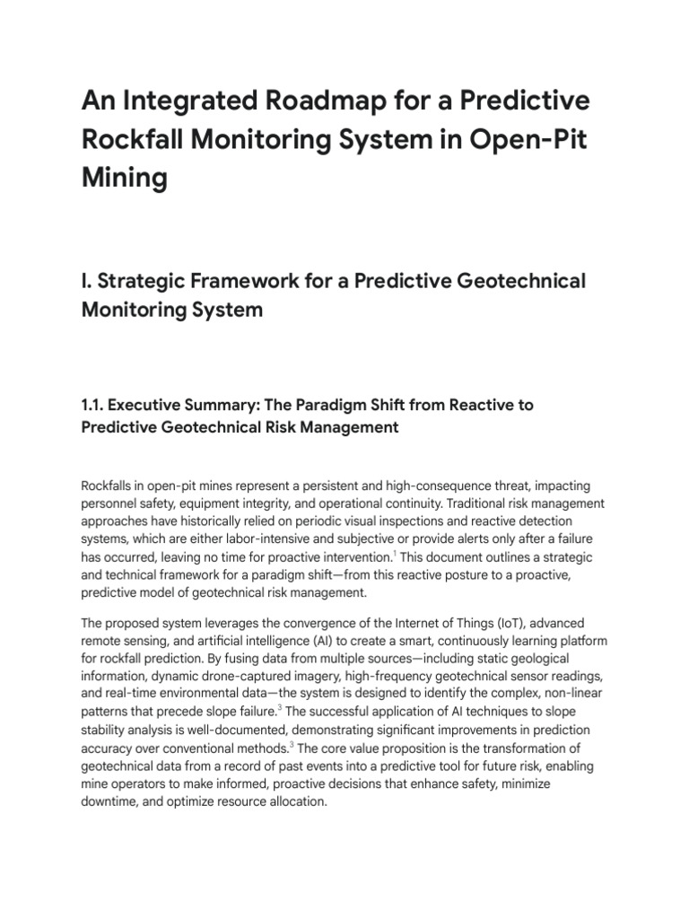 AI-Driven Rockfall Prediction System | PDF | Artificial Intelligence ...