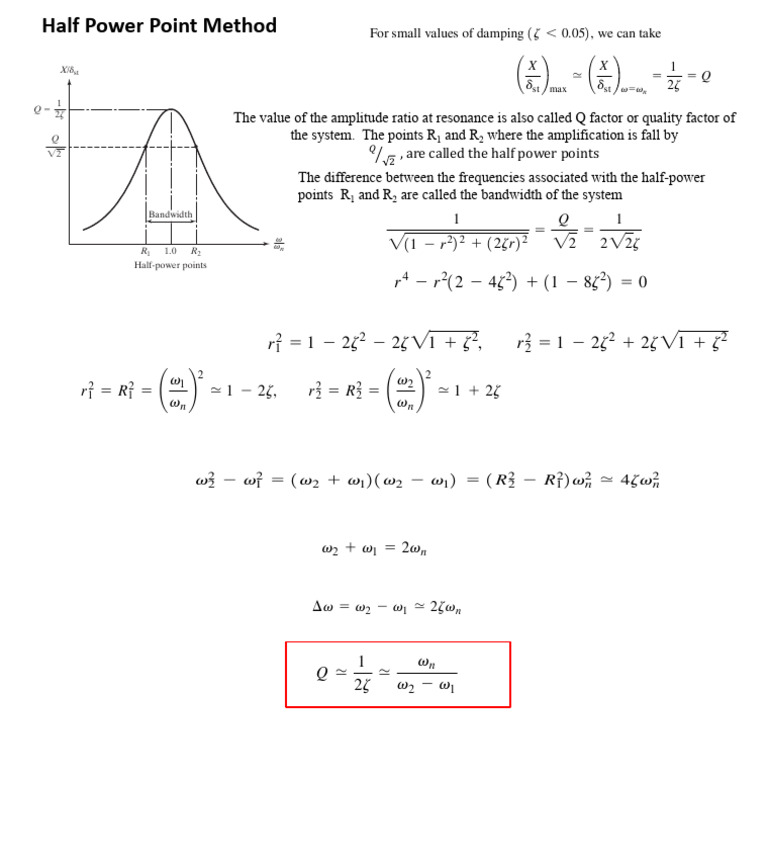 Bandwidth and Half-Power Points Explained | PDF | Applied And ...