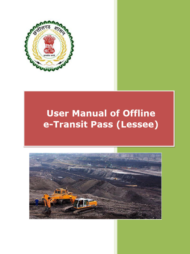 Offline e-Transit Pass User Manual | PDF | Software | Computing