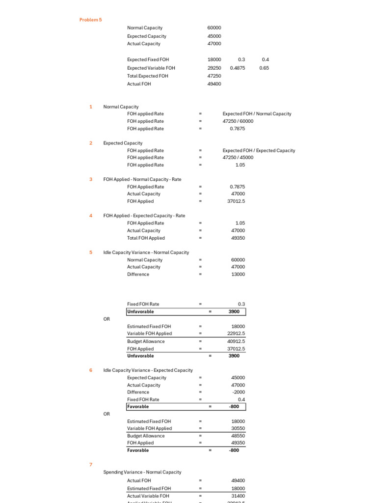 CH 12 Prob 5 Solution (Cost Accounting by Matz and Usray) | PDF ...