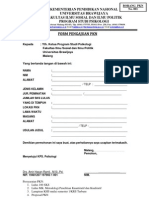 Form Pengajuan PKN Program Studi Psikologi UB