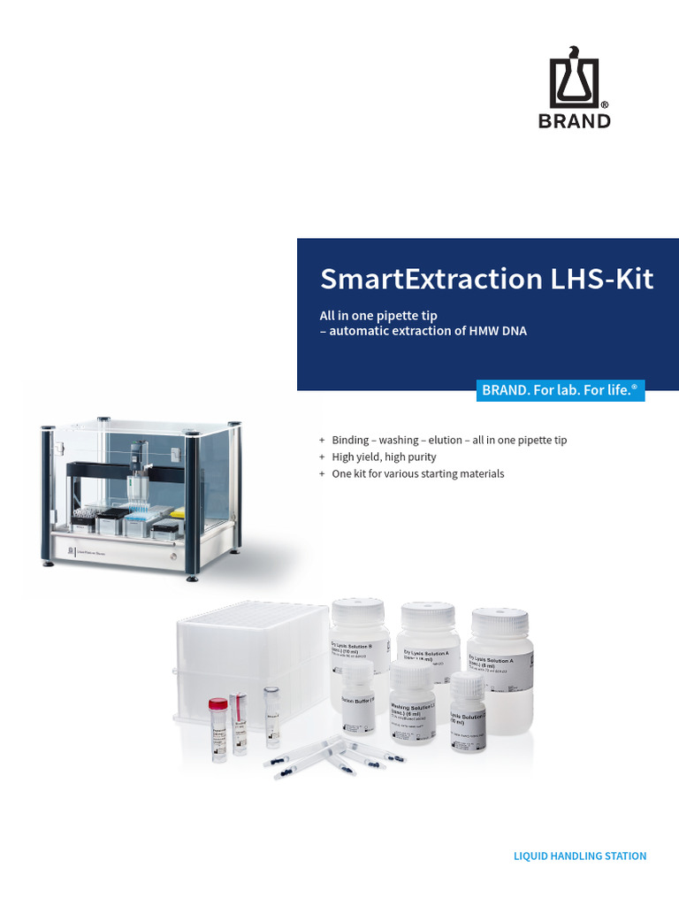 SmartExtraction LHS-Kit Overview | PDF | Life Sciences | Biotechnology