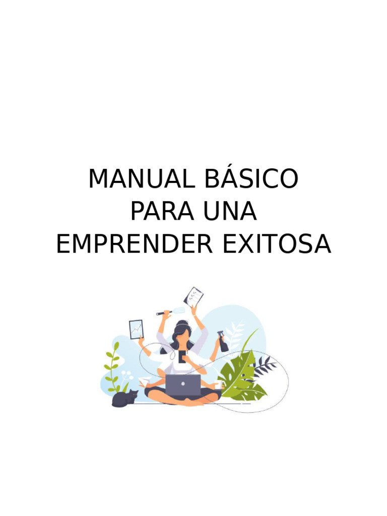 Manual Básico para Una Emprender Exitosa | PDF | Iniciativa empresarial ...