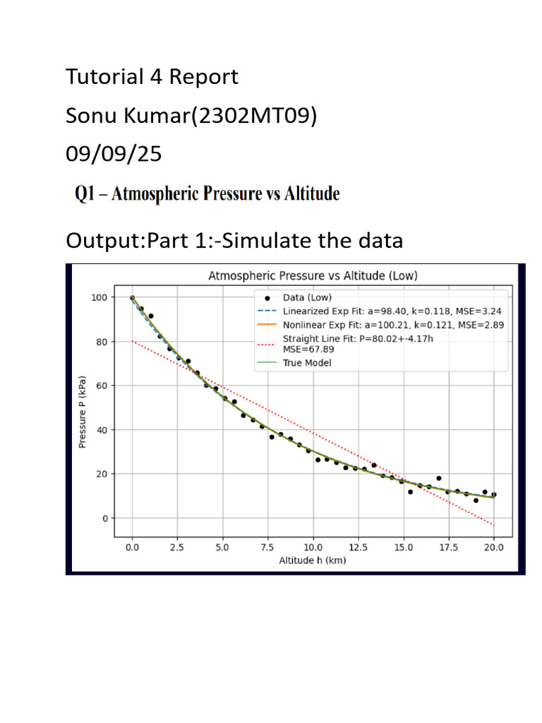 Linear vs Nonlinear Regression Analysis | PDF | Linear Regression ...