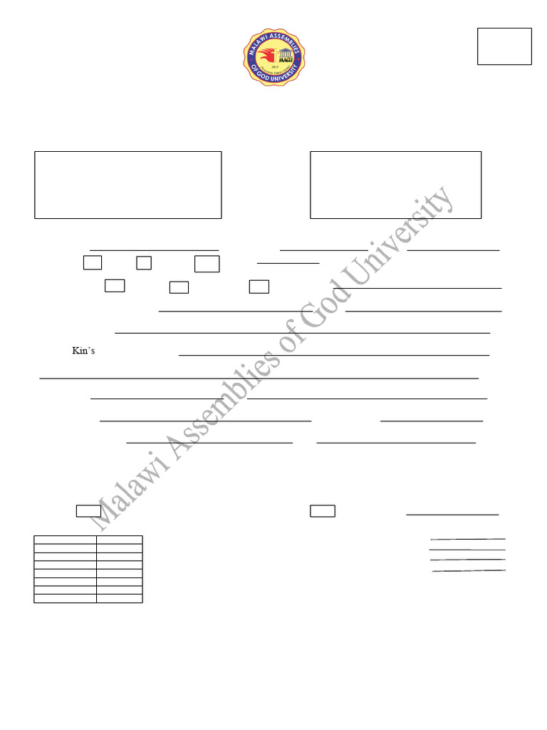 MAGU 2025 Application Form Guide | PDF | Academic Degree | Diploma