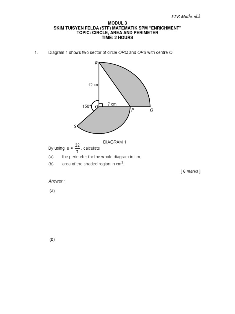 Circle Area and Perimeter Calculations | PDF | Area | Geometric Measurement