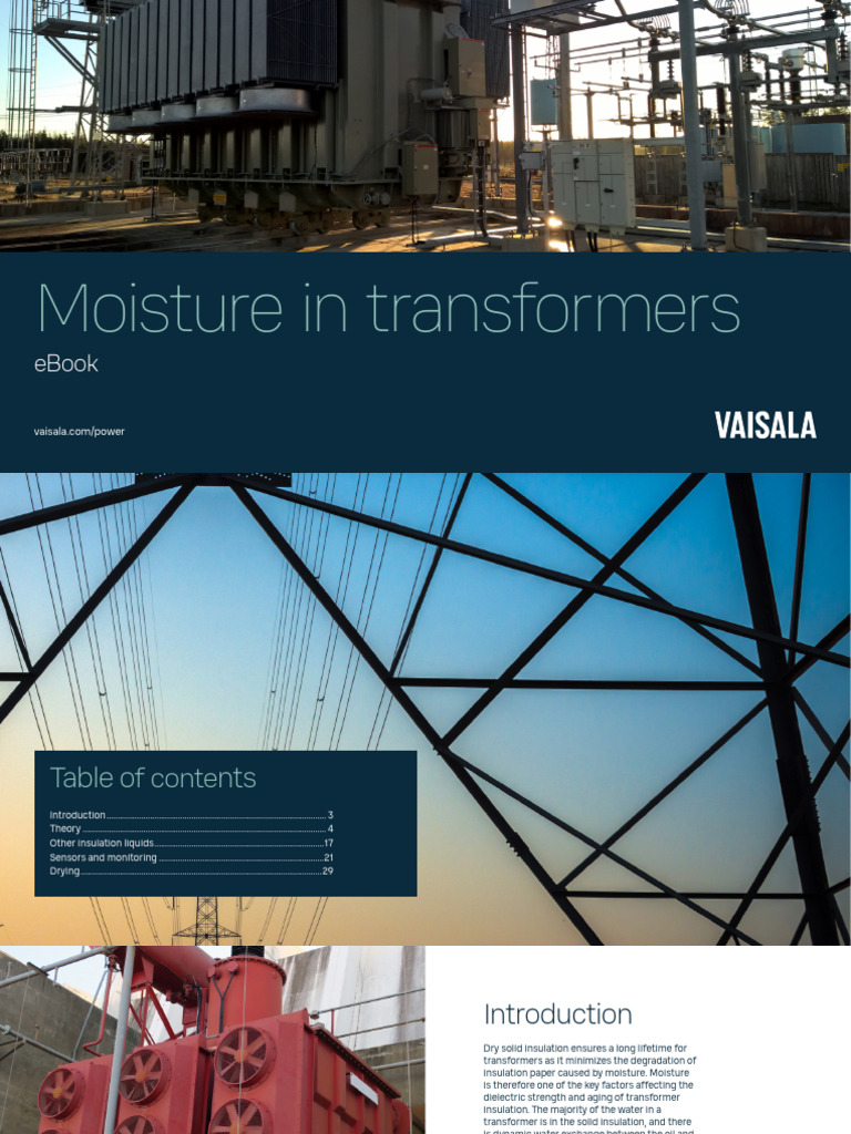 Moisture Management in Transformers eBook | PDF | Humidity | Transformer