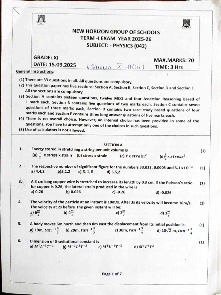 Phy Term1 | PDF | Force | Acceleration
