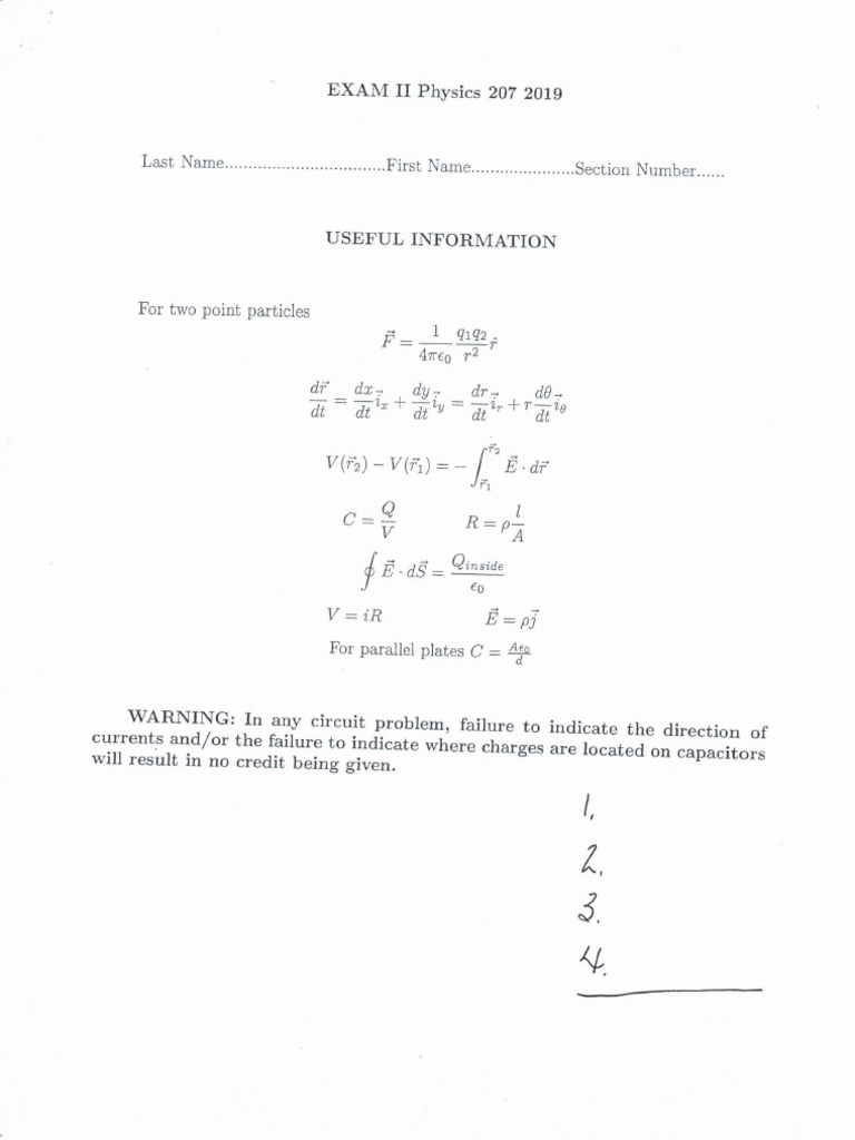 Exam 2 2019 | PDF