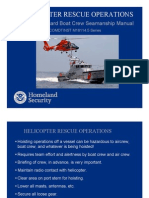 Helicopter Rescue Operations: U.S. Coast Guard Boat Crew Seamanship Manual