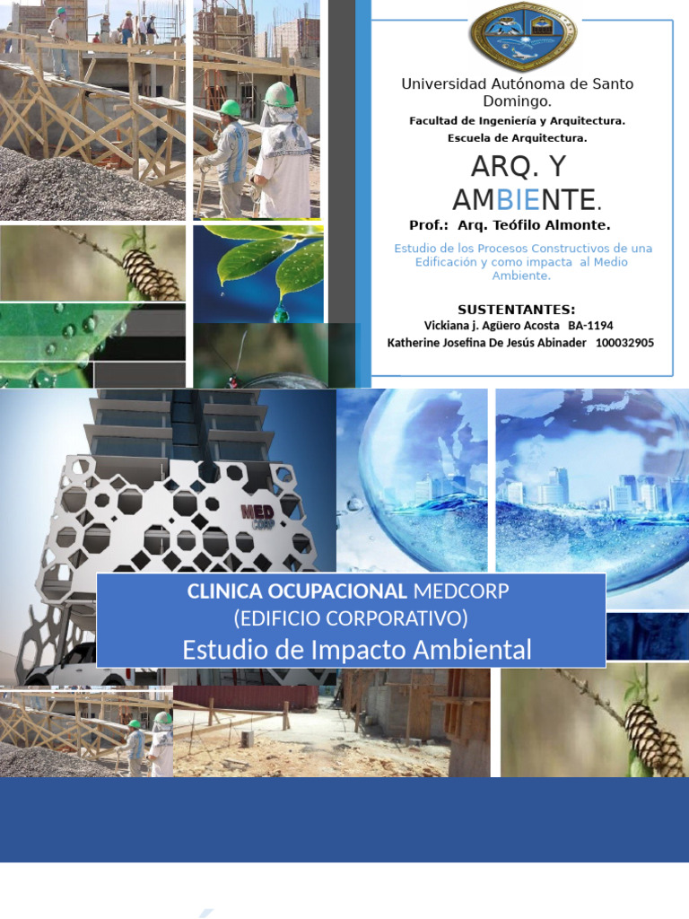 Impacto Ambiental en Construcción Edificios | PDF | Entorno natural | Agua