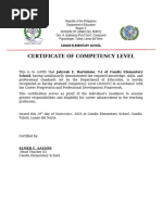 Esat Certification Sample Esat | PDF