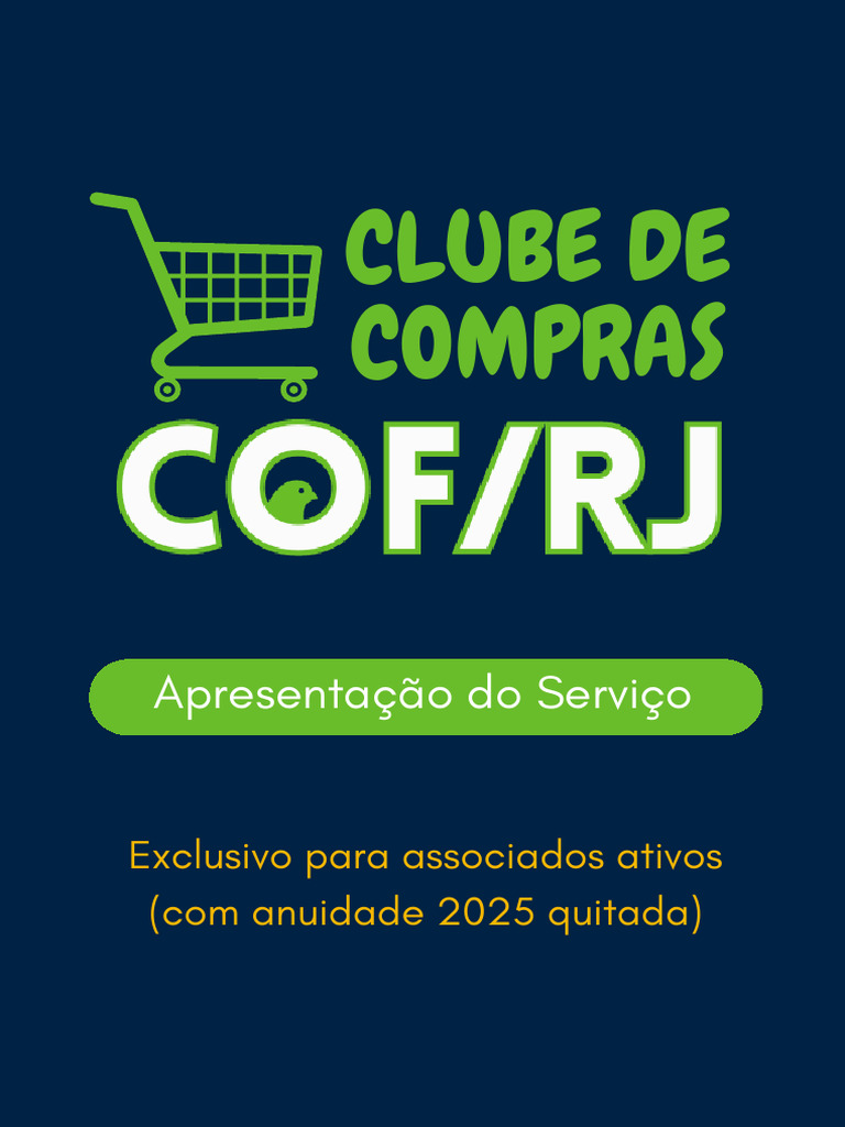 Clube de Compras para Associados COF/RJ | PDF