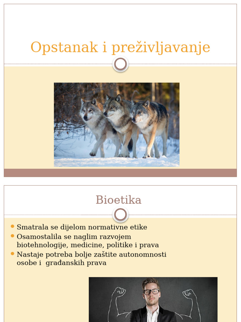 Opstanak I Preživljavanje | PDF