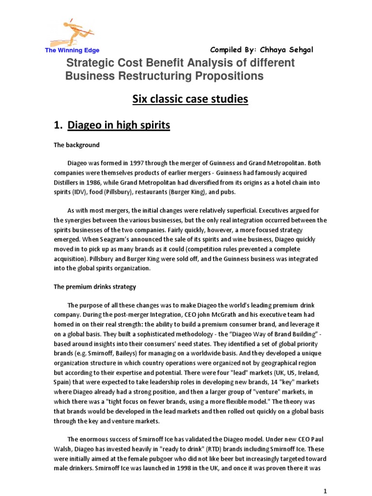 Six Classic Case Studies | PDF | Lego | Mergers And Acquisitions