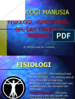 Fisiologi Homeostasis, Sel Dan Transpor Membran