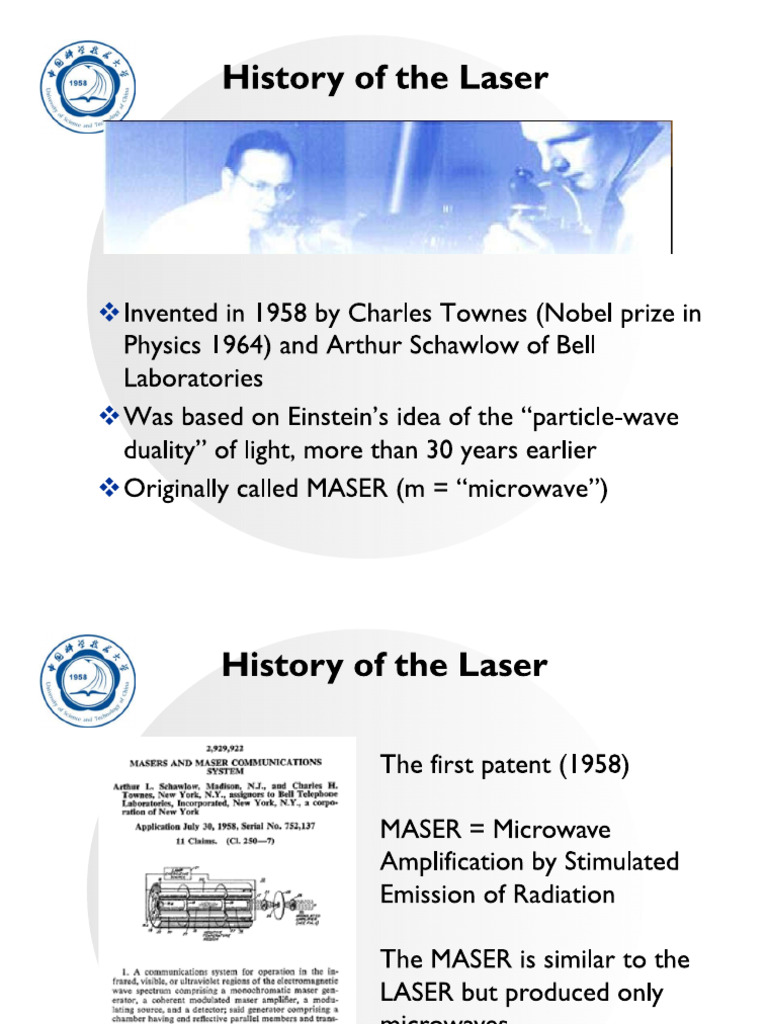 History of Laser | PDF