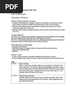 Lesson Two-American Involvement