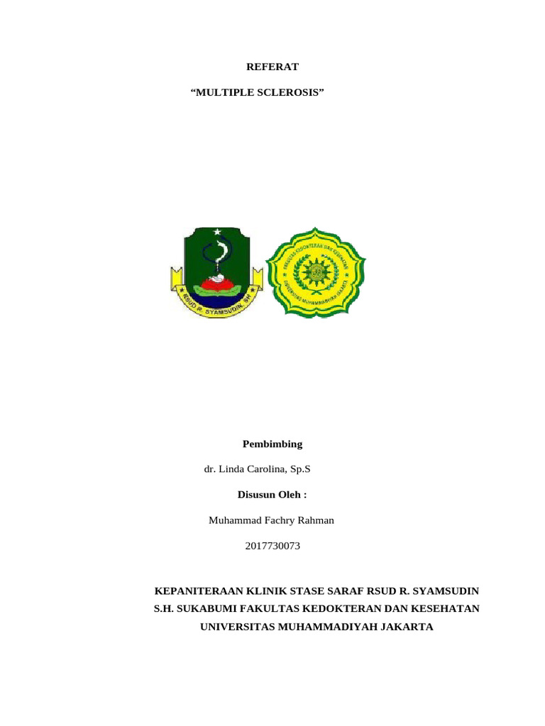 Panduan Lengkap Sklerosis Multipel | PDF
