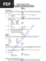 Pieas Sample Test Paper For Bs Engineering