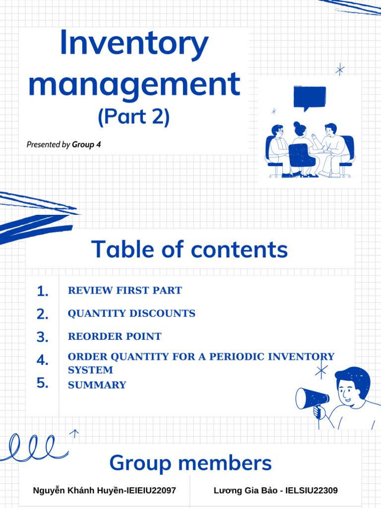 Inventory Management (Part 2) - Group 4 | PDF
