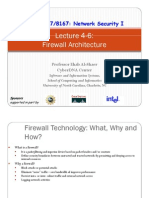 Network Security I Lecture 4: Firewall Architecture
