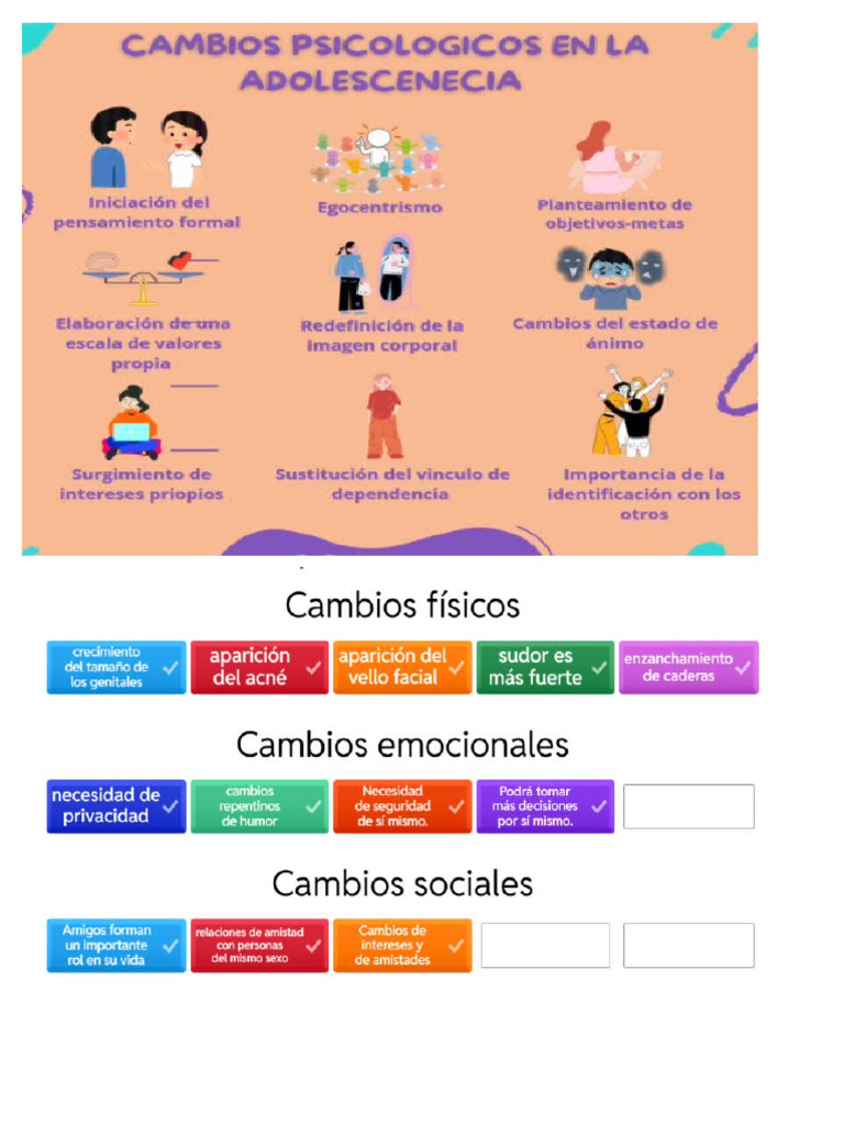 Cambios en la Adolescencia: Físicos y Sociales | PDF | Adolescencia ...