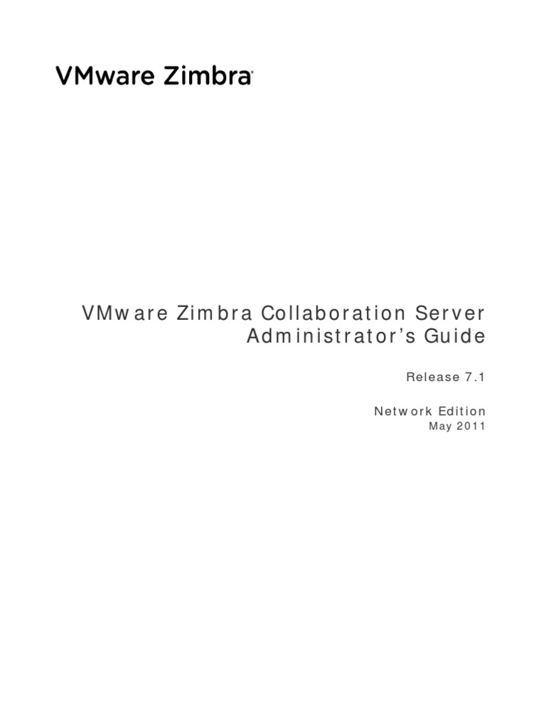 Zcs Os Admin Guide 7.1.2