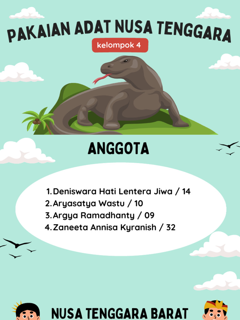 Pakaian Adat Nusa Tenggara: Rimpu, Lambung, dan Lainnya | PDF