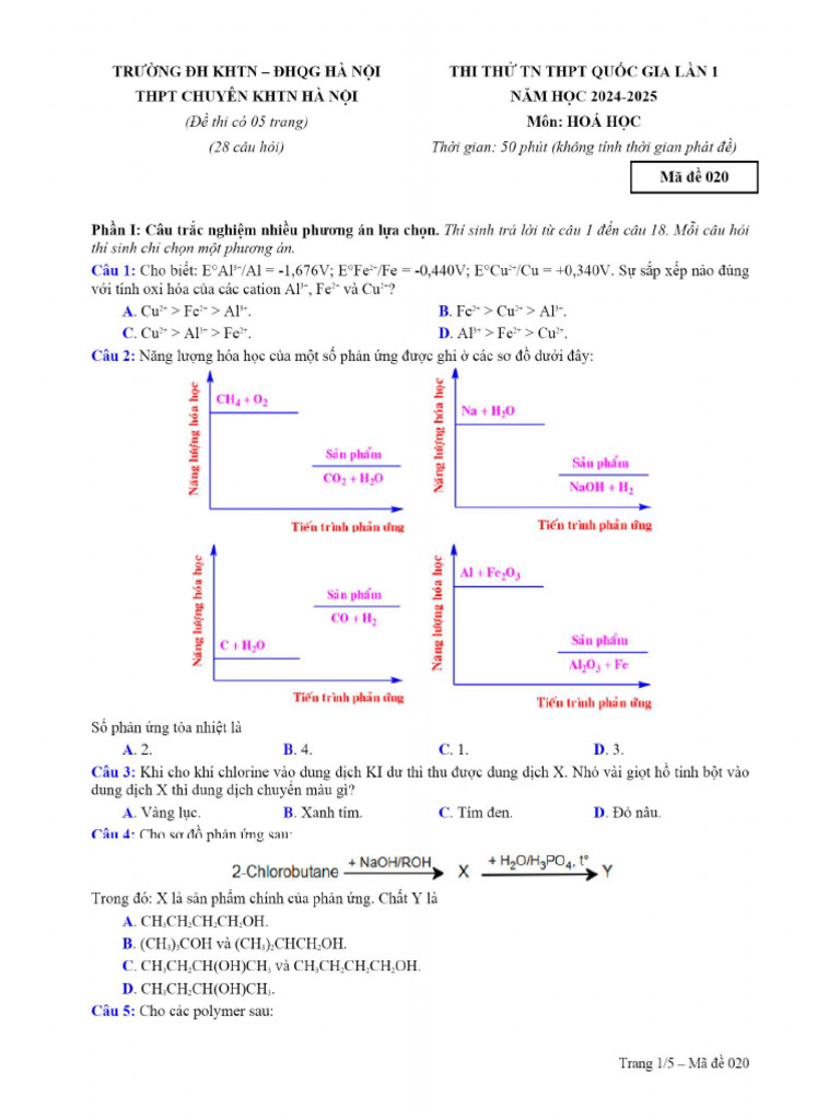 Chuyên KHTN Hà N I | PDF