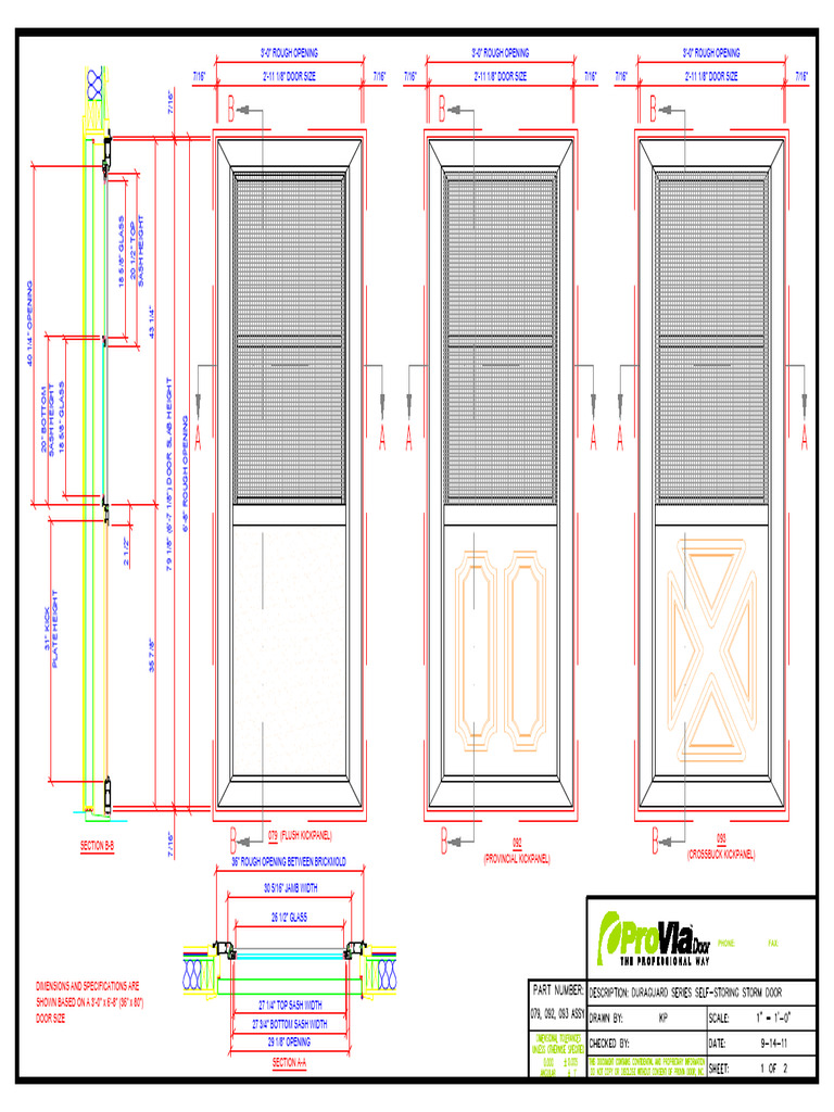 Door Size and Opening Specifications | PDF | Door | Civil Engineering