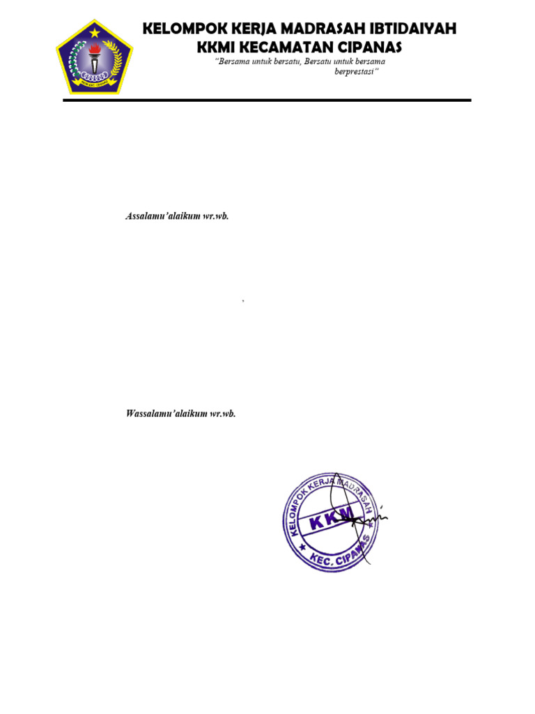 Evaluasi Ujian Madrasah KKMI Cipanas 2025 | PDF