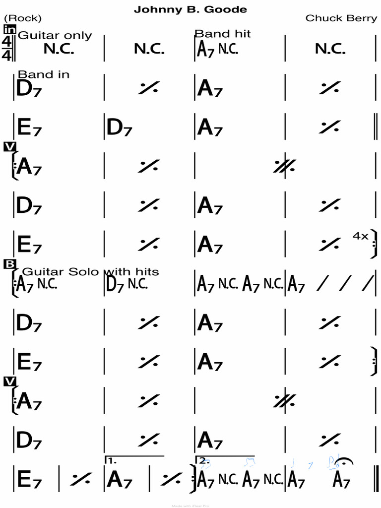 Johnny B. Goode | PDF