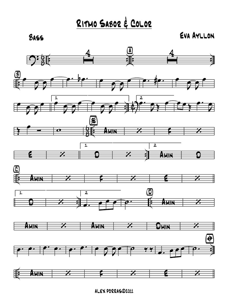 Ritmo Sabor y Color - Bass | PDF