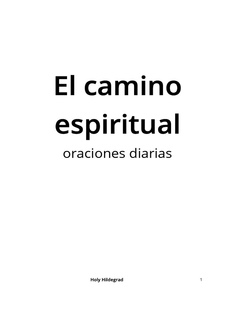 Oraciones Diarias y Combate Espiritual | PDF | Oración | María, madre ...