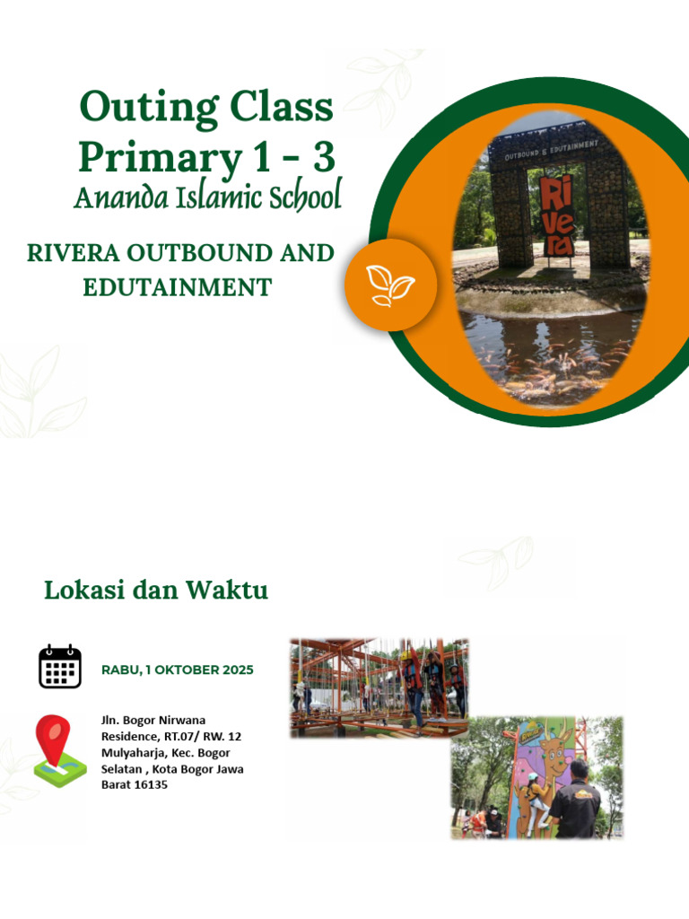 Outing Kelas 1-3 di Rivera Bogor | PDF