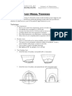 Study Model Trimming