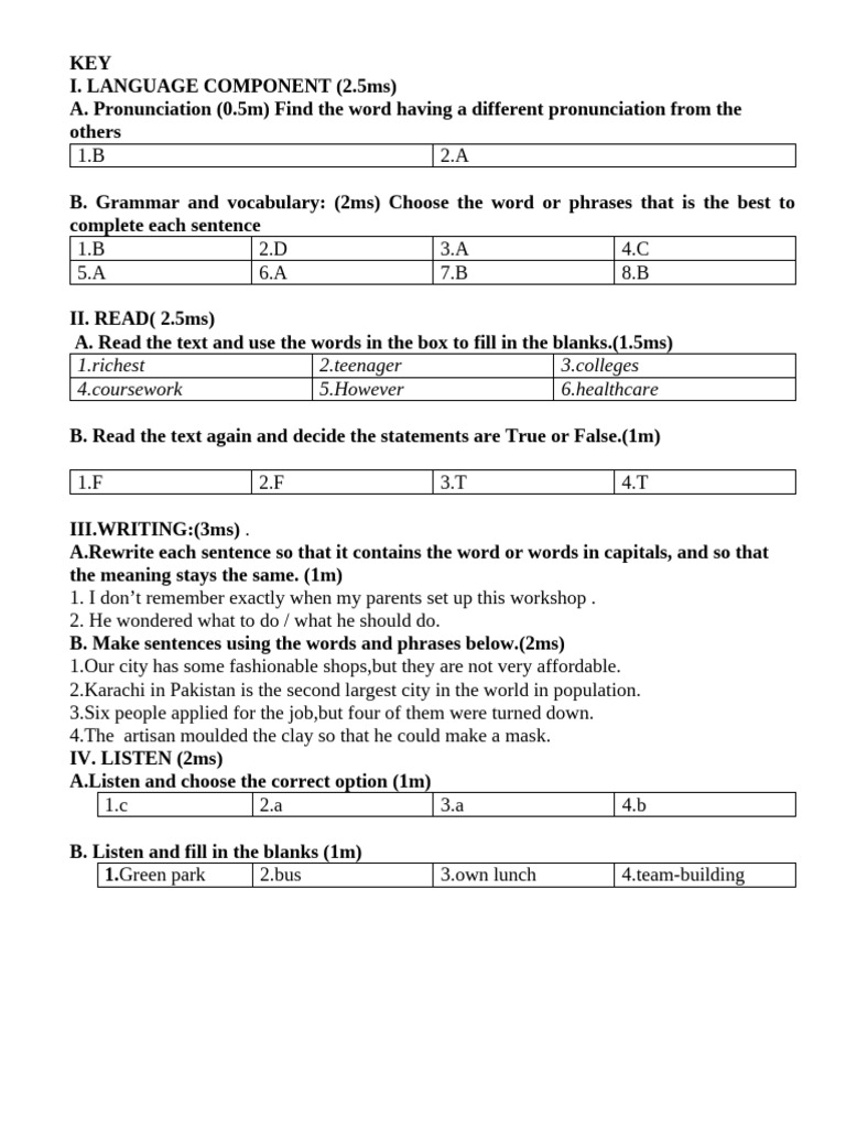 Language Skills Assessment Guide | PDF