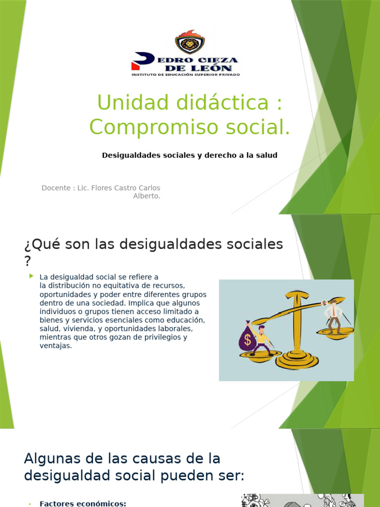 Desigualdades Sociales y Derecho a la Salud | PDF | Desigualdad social ...