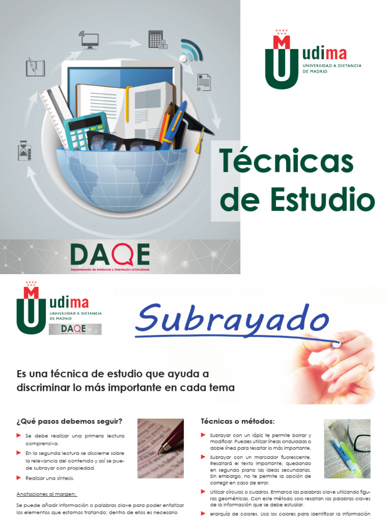 DAOE Subrayar y Resumir | PDF