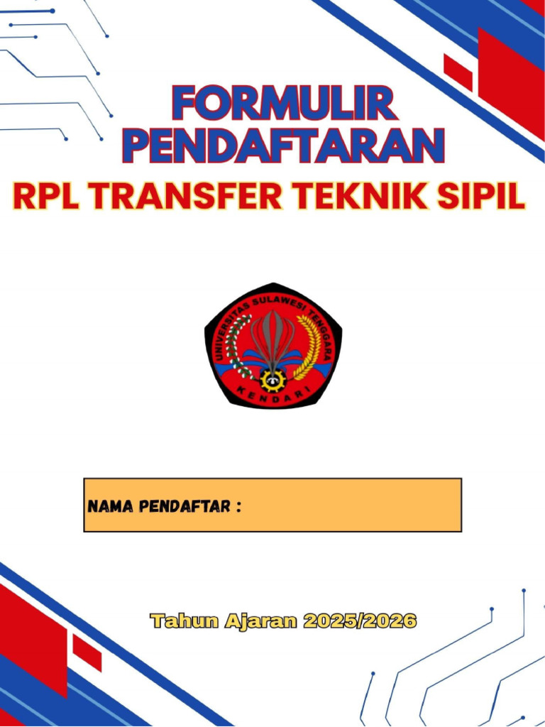 Formulir RPL Teknik Sipil S1 | PDF