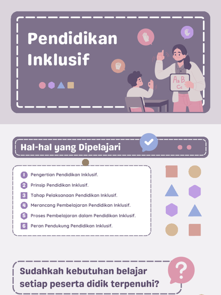Pendidikan Inklusif | PDF