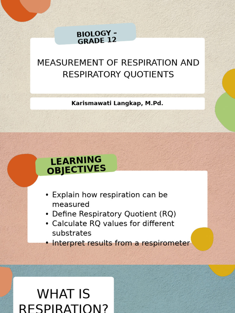 Measuring Respiration and RQ Values | PDF | Cellular Respiration | Biology