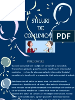 STILURI DE COMUNICARE