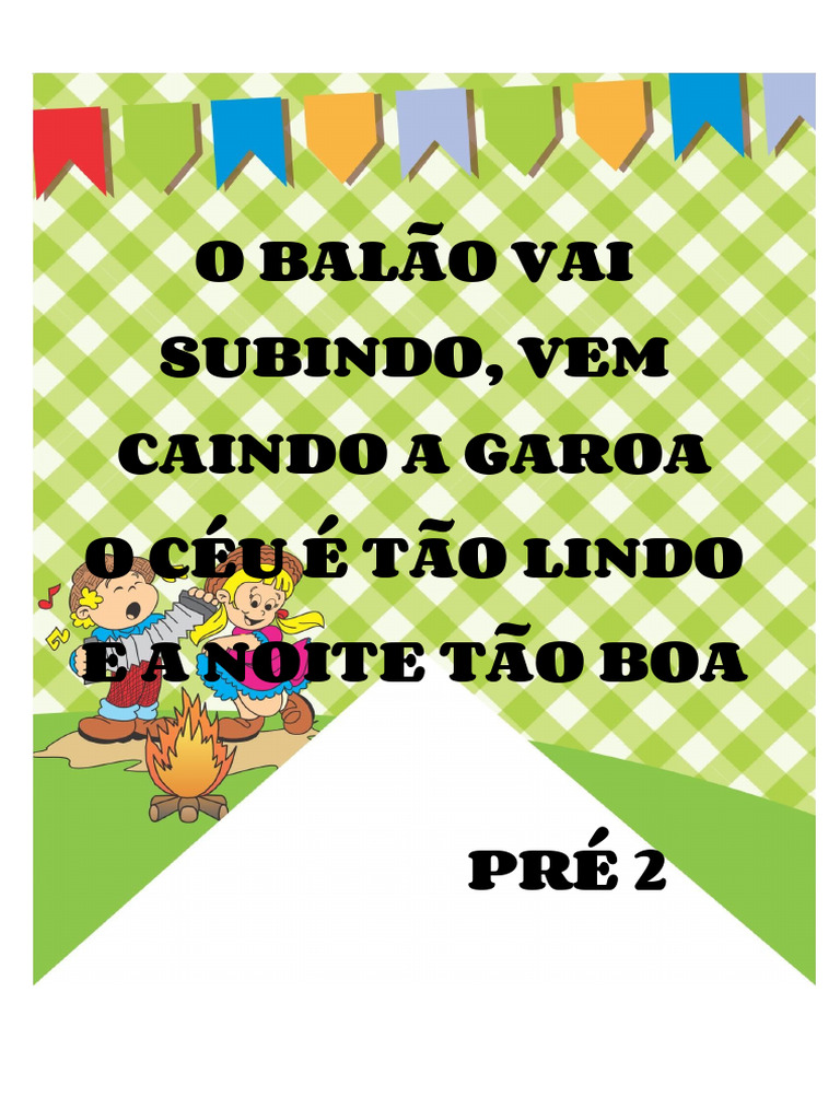 o Balão Vai Subindo | PDF