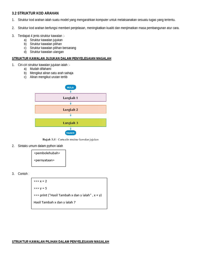 Struktur Kawalan T2 | PDF