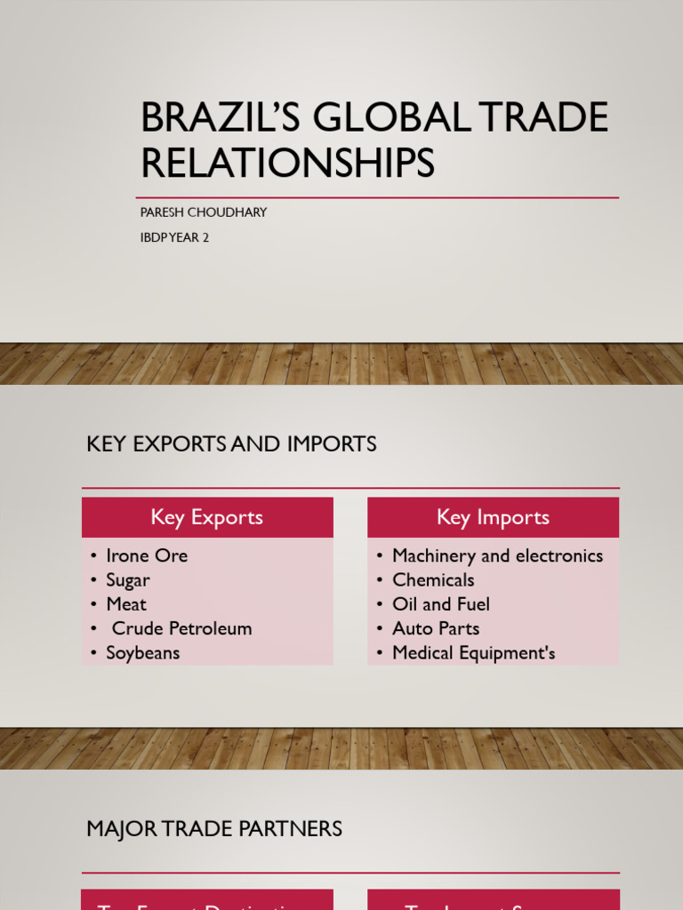 Brazil's Key Trade Exports and Partners | PDF