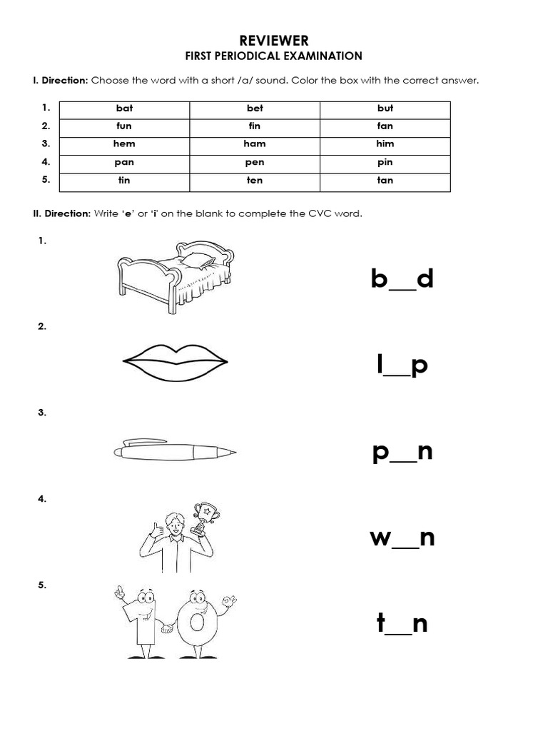 REVIEWER - First Periodical Examination | PDF