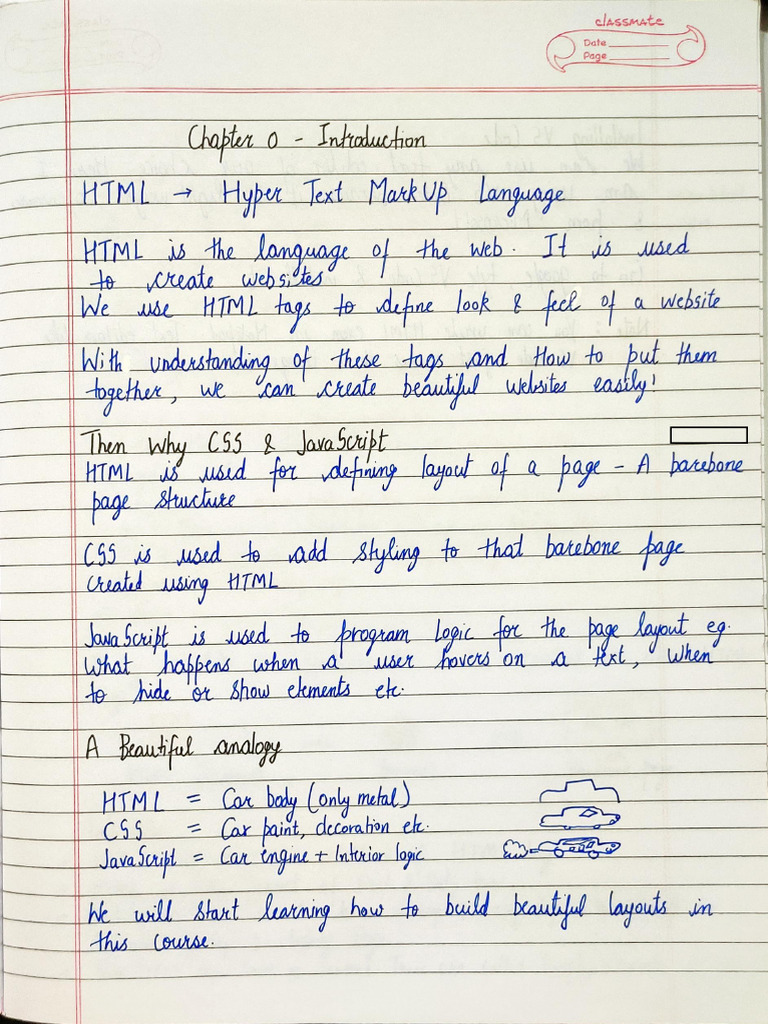 1 - HTML Notes | PDF