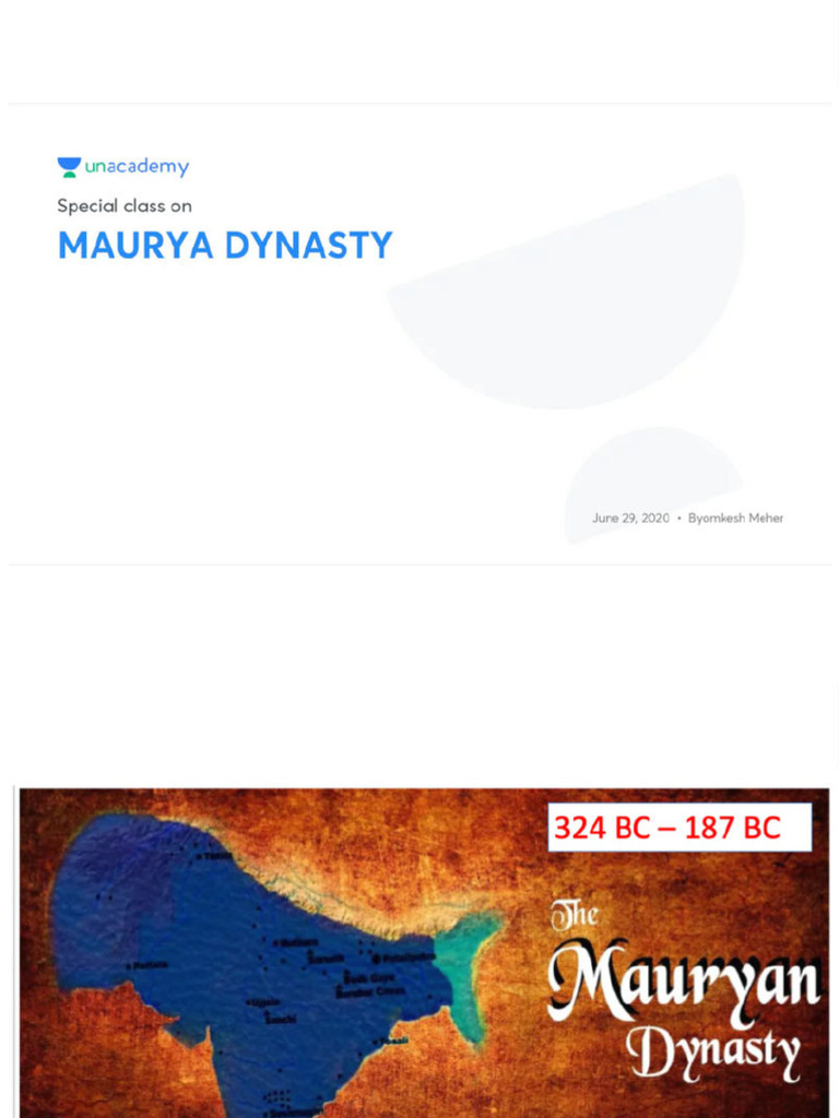 Maurya Dynasty | PDF